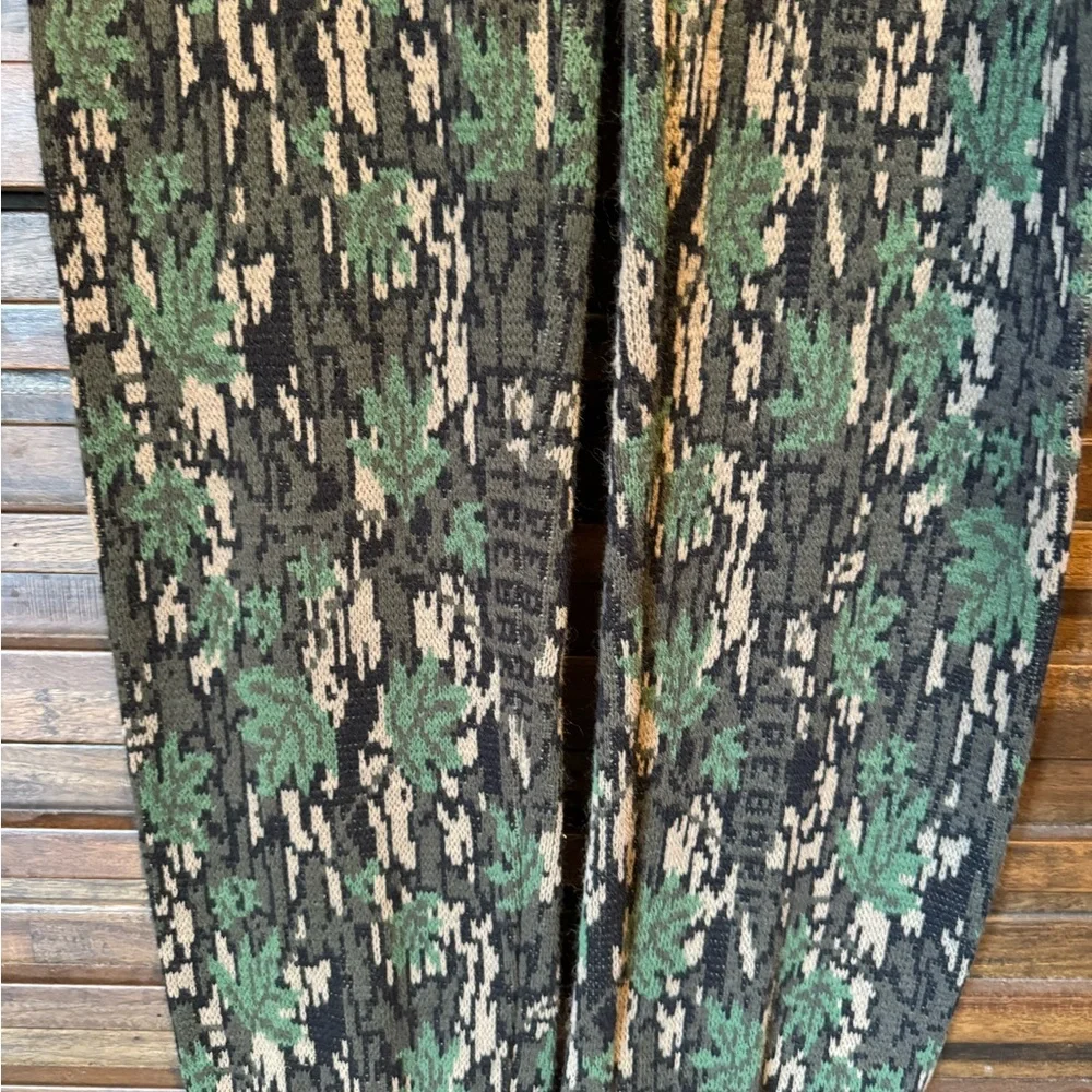 Mens Cabelas Trebark Sweater Knit Lounge Hunting‎ Pants MED 100% Acrylic EUC